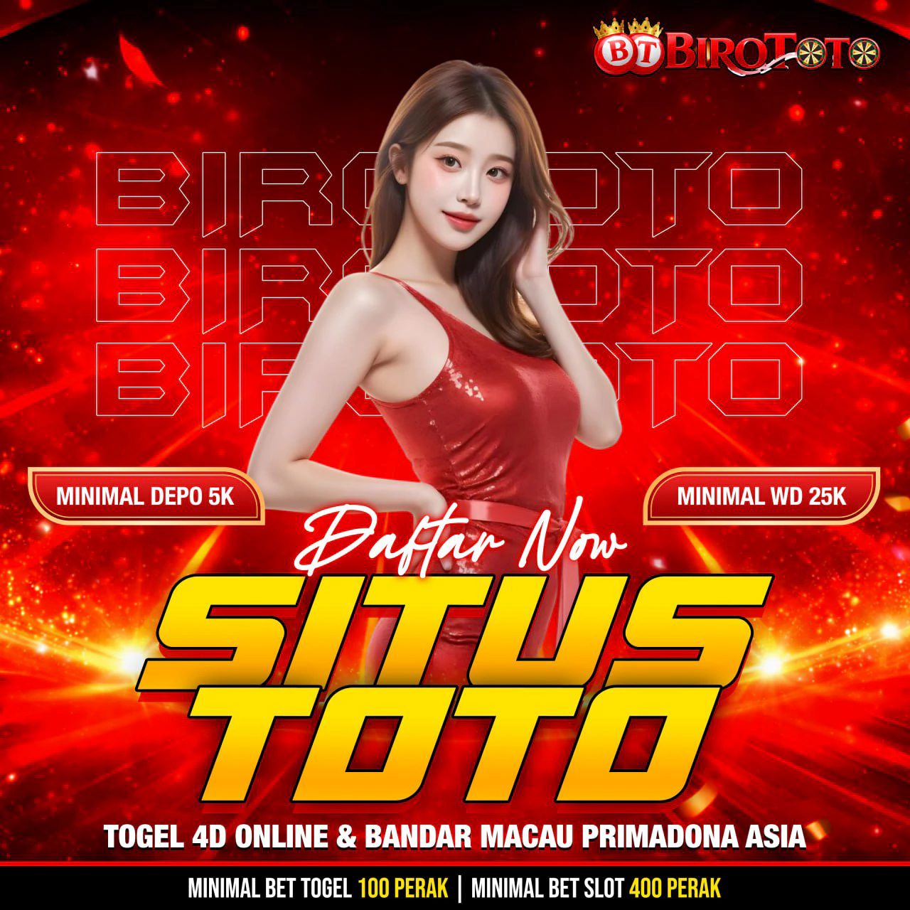 BIROTOTO: Daftar Now Situs Toto Togel 4D Online & Primadona Bandar Toto Macau Asia